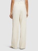 Silk & cotton corduroy wide pants