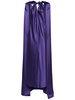 Egizio silk satin long dress