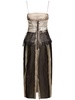 Silk midi dress