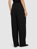 Drapey mélange loose mid waist pants