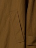 Nylon twill long trench coat