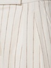 Clarion striped cotton blend wide pants