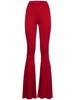 Peggy maxi flared jersey pants
