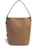Archetipo 01 leather bucket bag