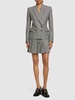 Houndstooth wool & lurex blazer
