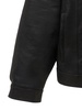 Denim-style leather jacket