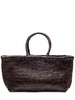 Triple Jump Big bamboo leather bag