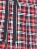 Plaid cotton mini skirt w/ zips