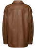Buttoned leather jacket