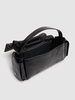 Multipocket crinkled leather bag