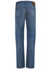 Broken denim twill jeans