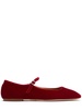10mm Uma velvet ballerina flats