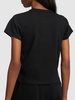 Essential shrunk cotton jersey t-shirt