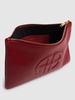 Lili pebbled leather pouch