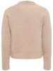Ribbed mohair blend crewneck sweater