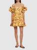 Alaria Habitat printed cotton mini dress