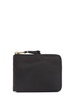 Washed leather wallet