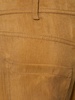 High rise washed twill wide pants