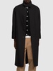 Unisex cotton blend mac coat