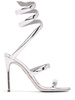 105mm Mirror leather sandals