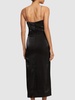 La Robe Carino satin midi dress