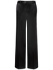 Encore midrise satin flared pants