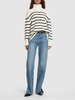 Courtney striped wool cashmere sweater