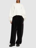 Articulated cotton blend sweatpants