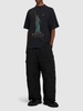 Large cotton blend cargo pants