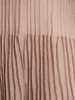 Rib knit viscose blend flared midi dress