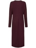 Mathilde draped viscose midi dress