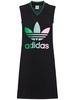 Logo print v-neck dress