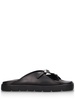 20mm Dome leather flatform sandals