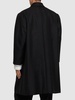 Wool & mohair twill coat