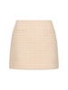 Vanessa houndstooth mini skirt