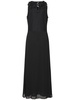 En fleur embroidered long dress