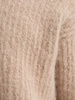 Ribbed mohair blend crewneck sweater