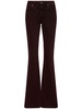 Denim flared pants