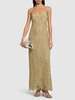 Rebrodé lace slip dress