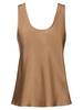 Lea silk satin tank top