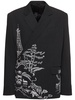 Jungle tailored kimono jacket