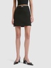 70mm Patent leather slingback pumps