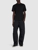 Golden cotton blend cargo pants