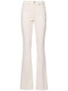 Stretch denim flared jeans