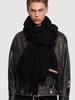 Wool logo scarf