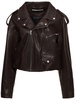 Lisio leather biker jacket