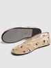 5mm Marcy embroidered mesh ballerinas