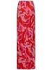 Phoebe printed viscose midi wrap skirt