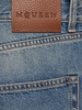 Cotton denim straight jeans