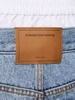 Loose cotton denim shorts
